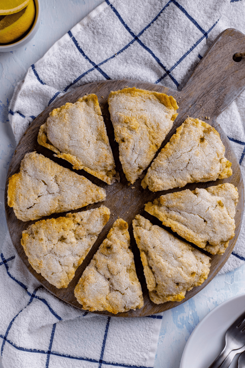 Air Fryer Lemon Scones