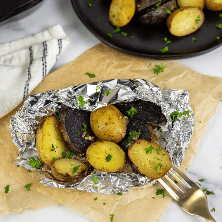 Air Fryer Campfire Roasted Potatoes