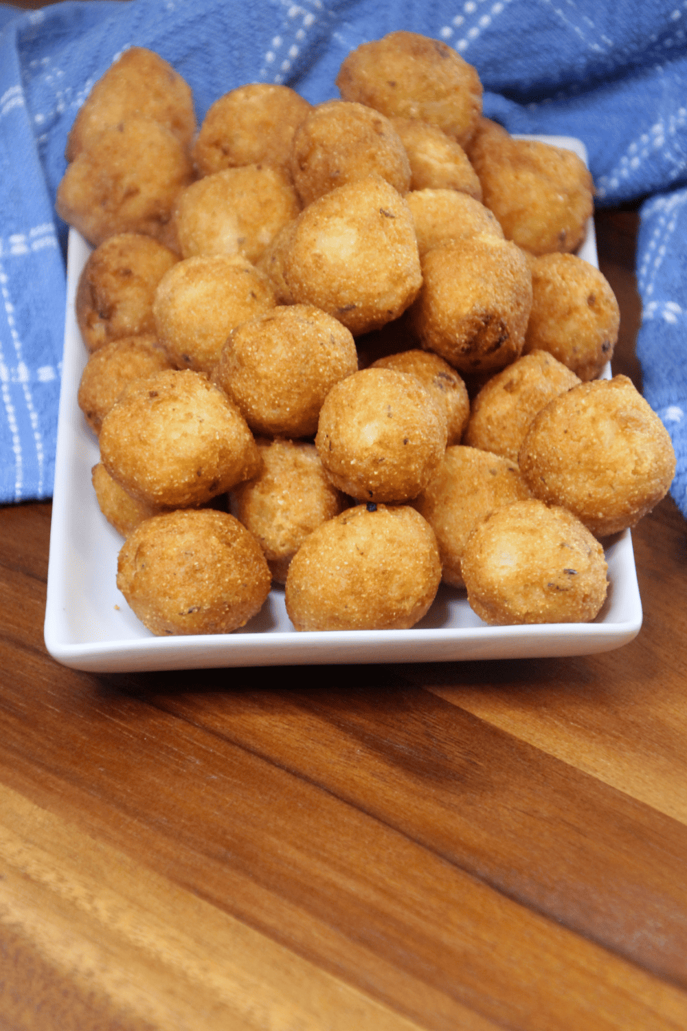 Air Fryer Frozen Hush Puppies Fork To Spoon
