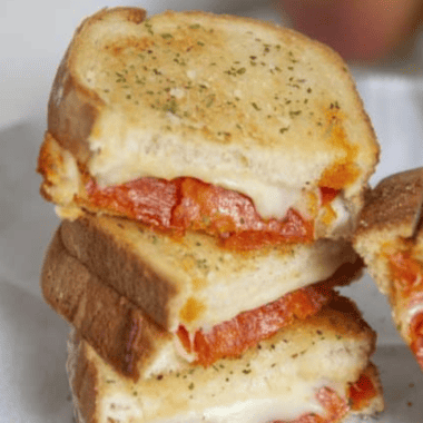 Air Fryer Pepperoni Grilled Cheese - Fork To Spoon