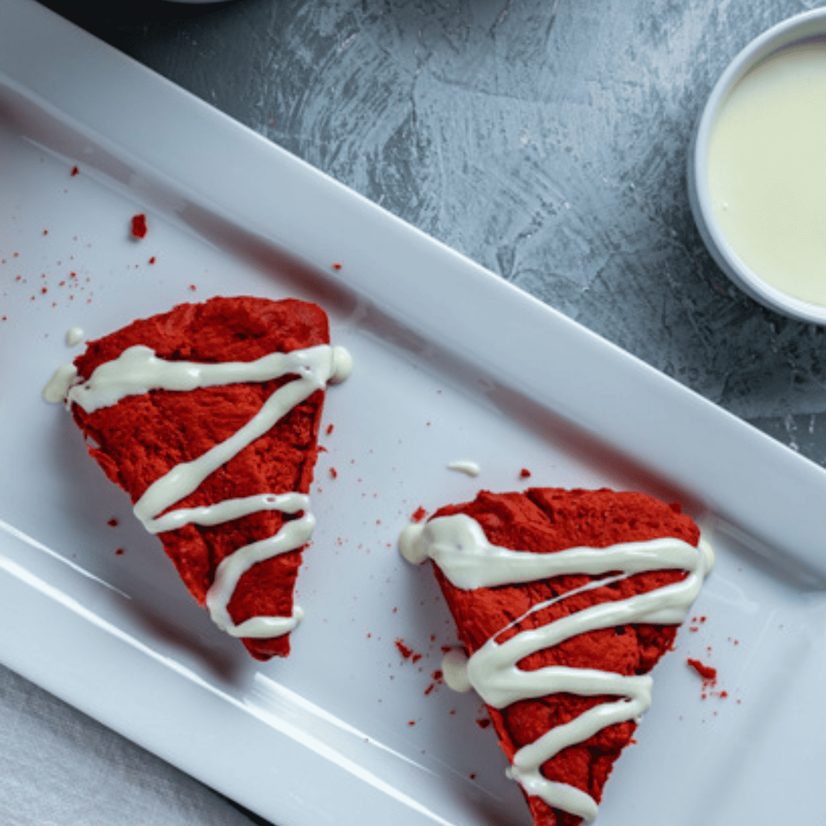 Air Fryer Red Velvet Scones