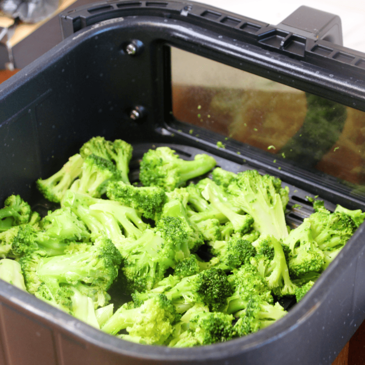 Air Fryer Trader Joe's Frozen Broccoli Florets Fork To Spoon