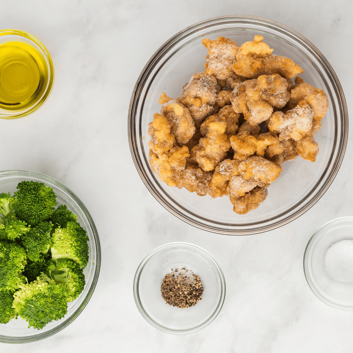 Air Fryer Trader Joe’s Orange Chicken And Broccoli Fork To Spoon