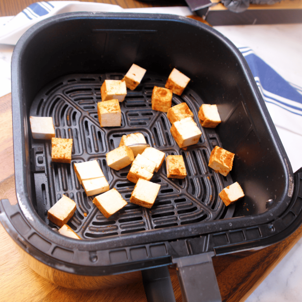 Air Fryer Trader Joe's Sriracha Tofu Bites - Fork To Spoon