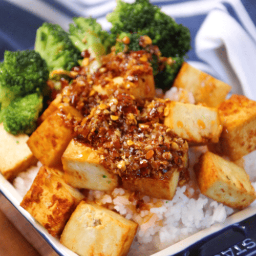 Air Fryer Trader Joe's Sriracha Tofu Bites - Fork To Spoon