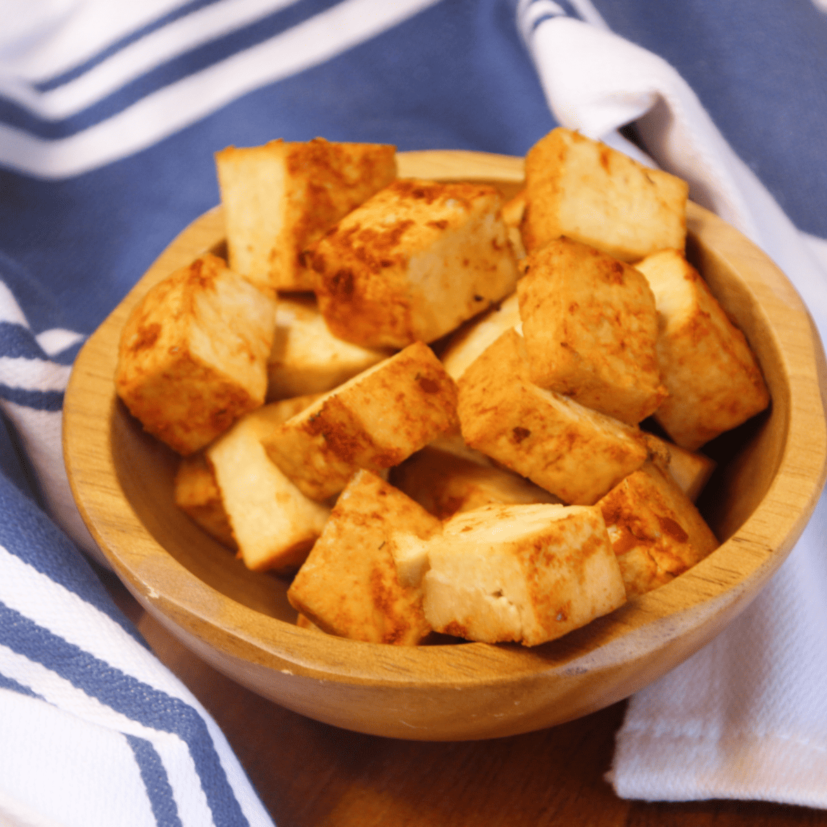 Air Fryer Trader Joe's Sriracha Tofu Bites - Fork To Spoon