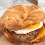 Burger King Sausage Egg and Cheese Croissan’wich - Fork To Spoon