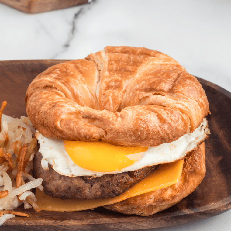 Burger King Sausage Egg and Cheese Croissan’wich