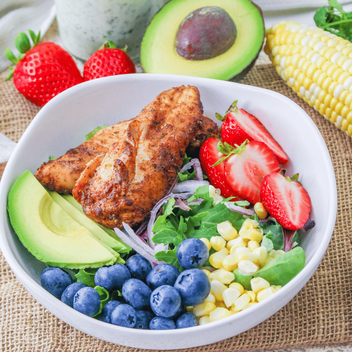 Copycat Panera Green Goddess Cobb Salad - Fork To Spoon