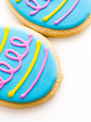 Air Fryer Easter Egg Sugar Cookies