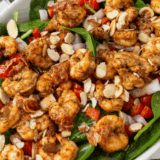 Easy Applebee&rsquo;s Grilled Shrimp N&rsquo; Spinach Salad With Bacon Vinaigrette