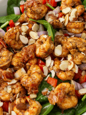 Easy Applebee&rsquo;s Grilled Shrimp N&rsquo; Spinach Salad With Bacon Vinaigrette