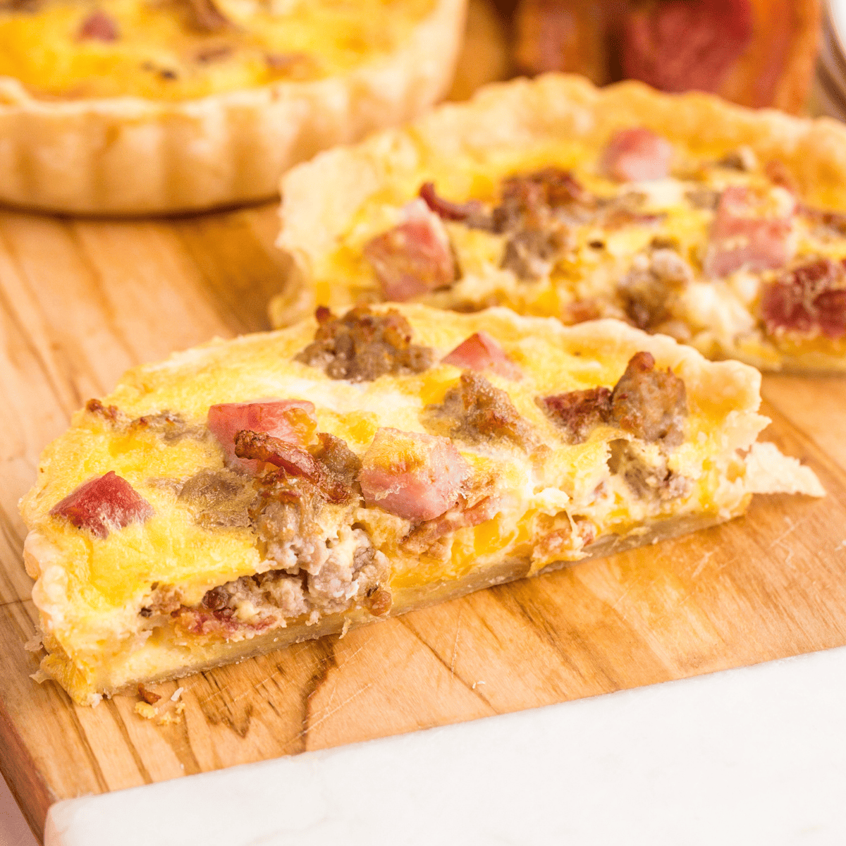 Air Fryer Meat Lover's Quiche-image