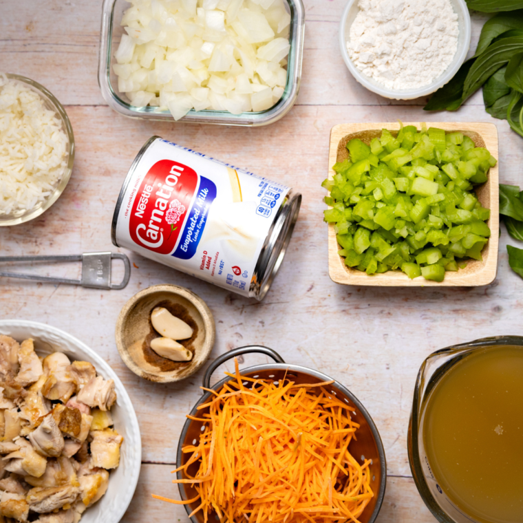 Ingredients Needed For Ninja Foodi Copycat Cheesecake Factory Chicken & Rice Soup