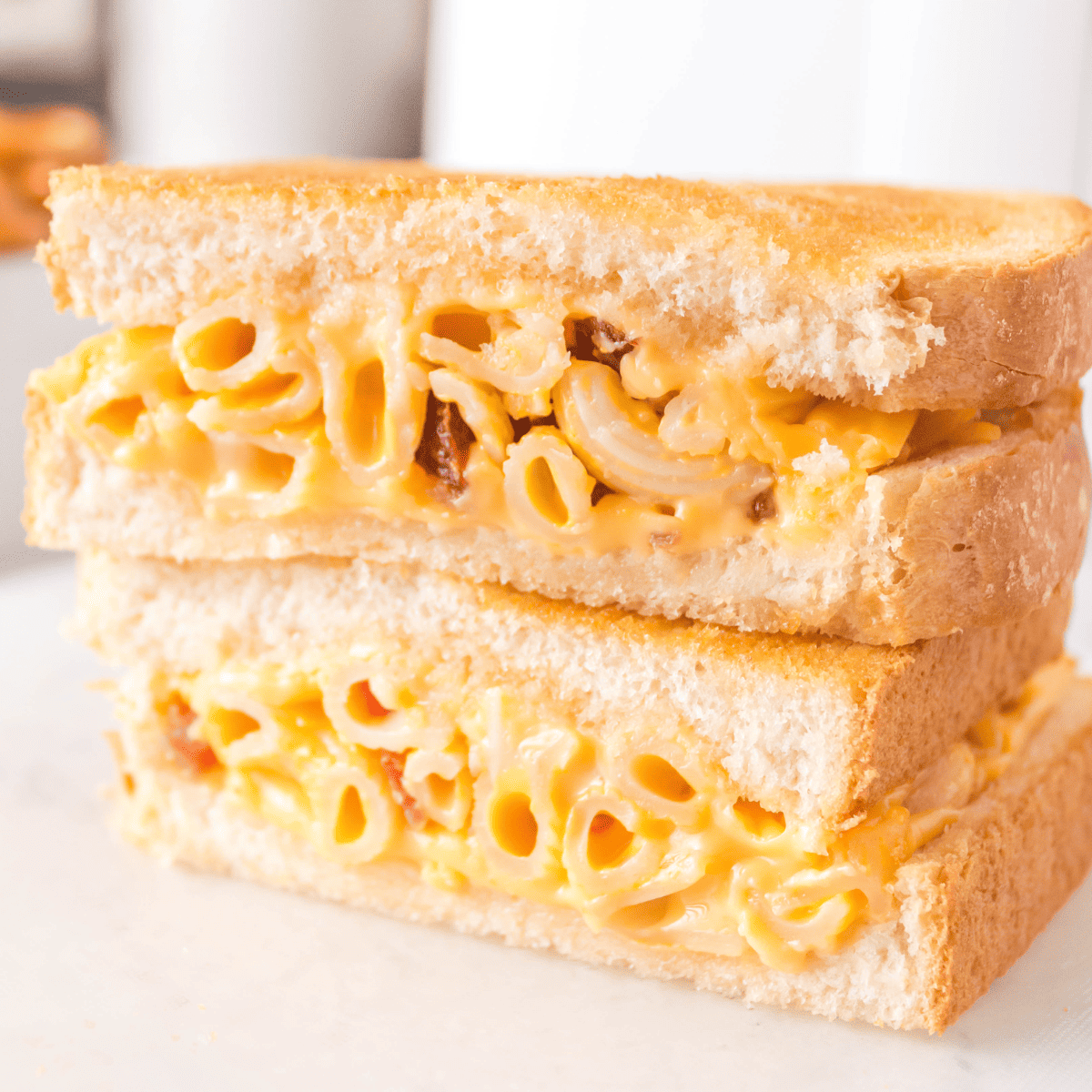 Air Fryer Mac & Cheese Grilled Cheese