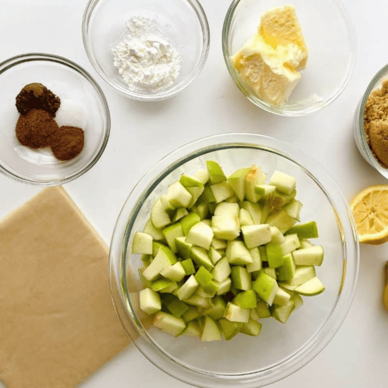 Ingredients Needed For Air Fryer Apple Pie Egg Rolls