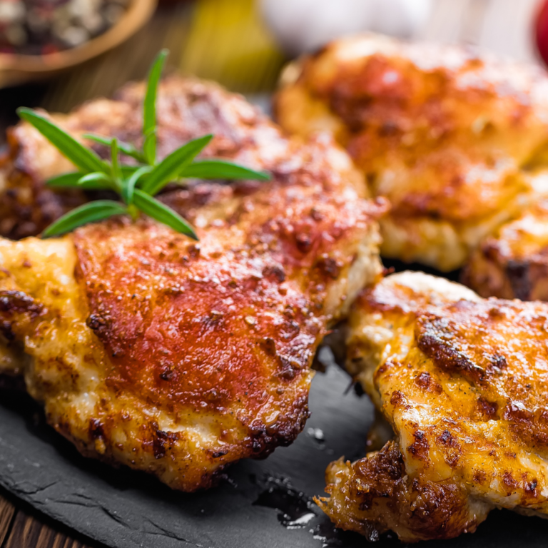 Air Fryer Balsamic Glazed Chicken Thighs - Fork To Spoon