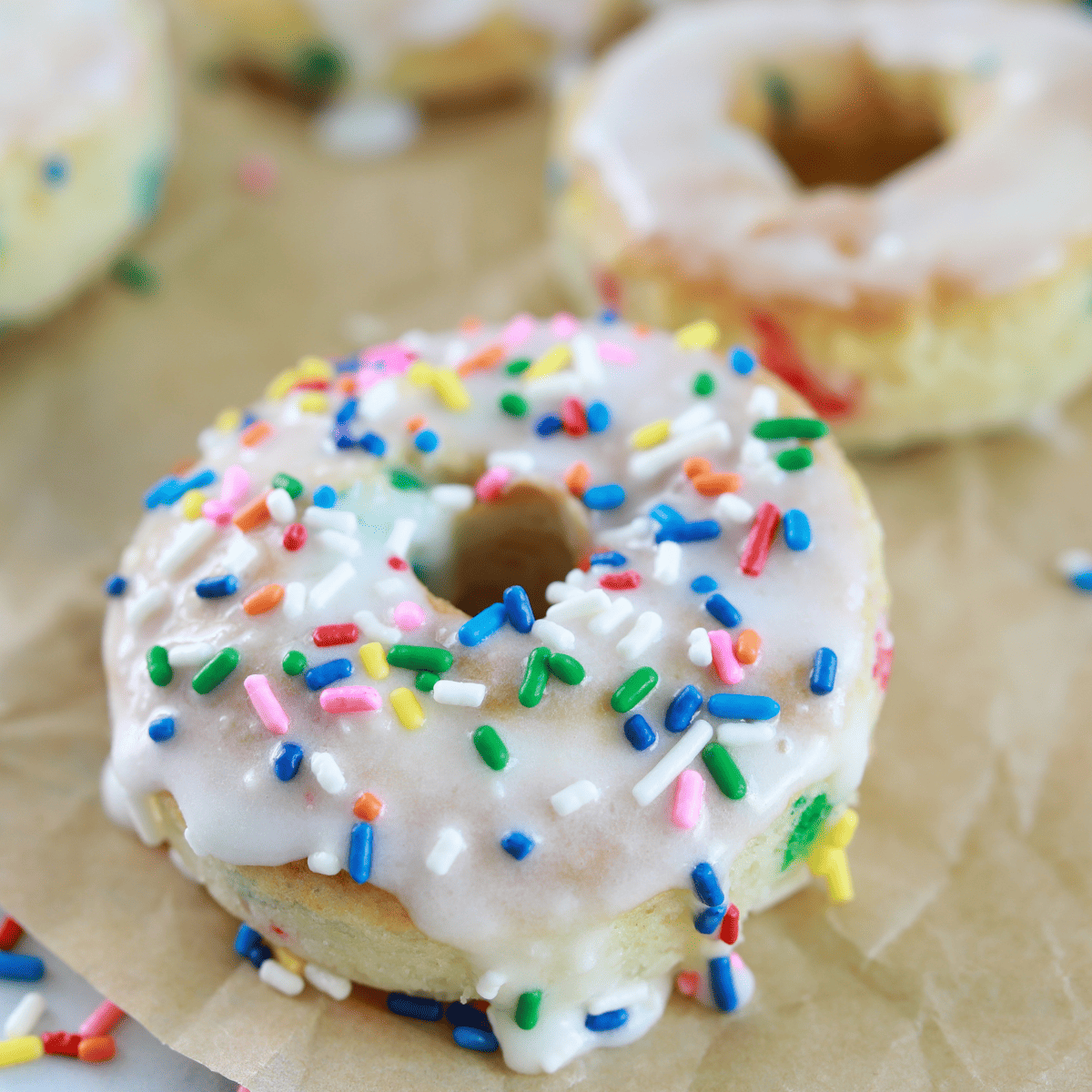 Air Fryer Cake Donuts Fork To Spoon