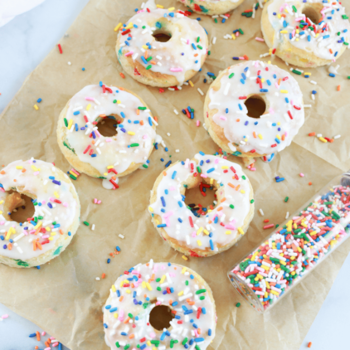 Air Fryer Cake Donuts Fork To Spoon