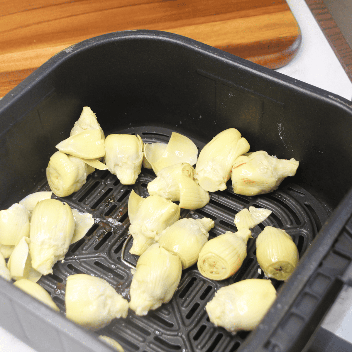 Air Fryer Canned Artichoke Hearts Fork To Spoon