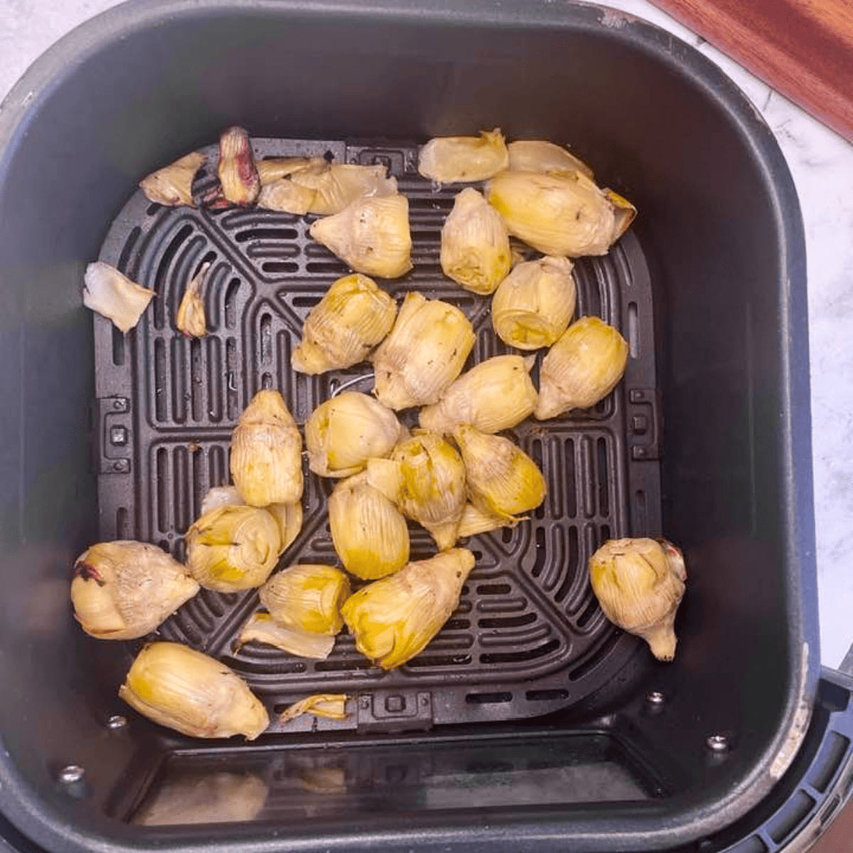 Air Fryer Canned Artichoke Hearts - Fork To Spoon