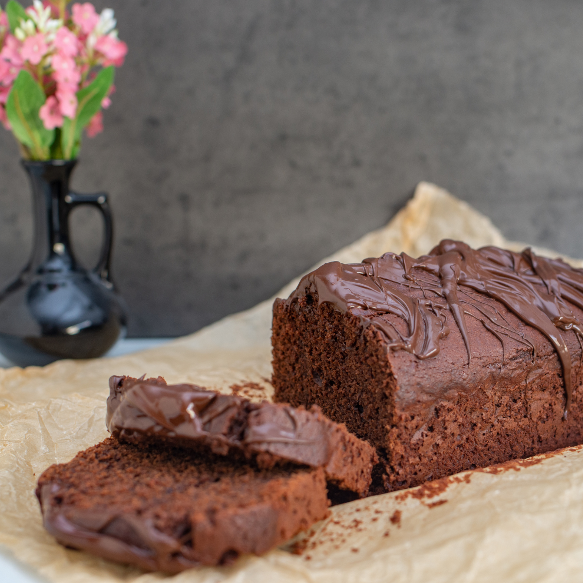 Air Fryer Chocolate Pound Cake