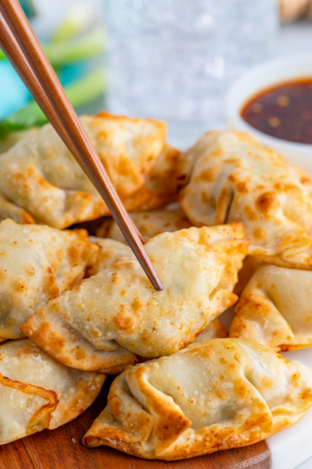 air fryer copycat panda express fried dumplings