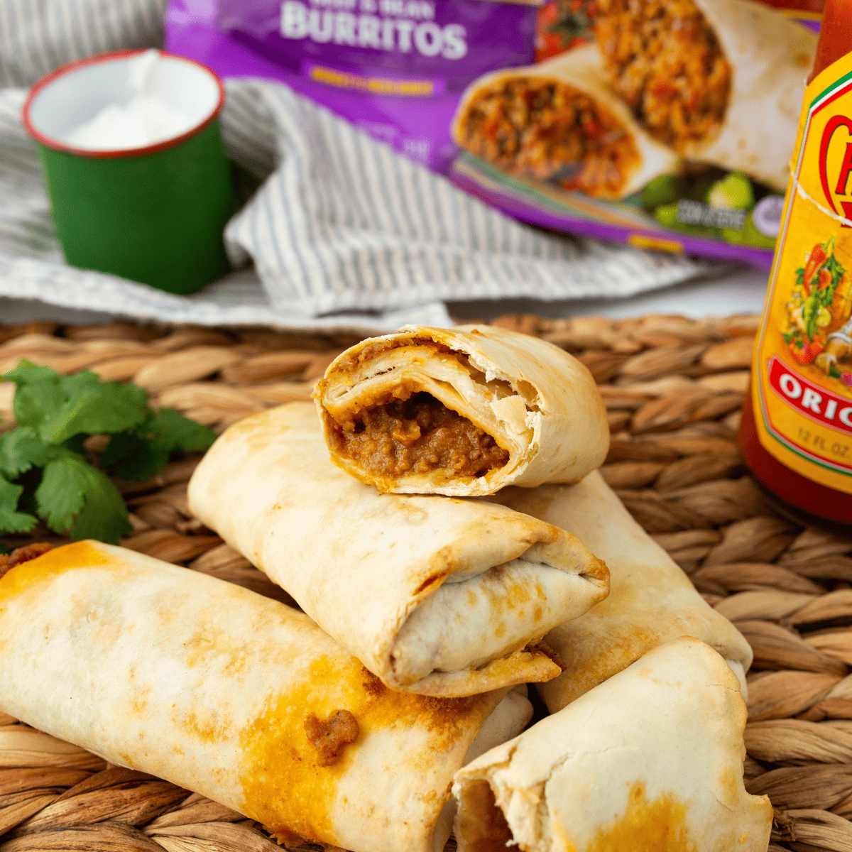 Air Fryer Frozen Burritos