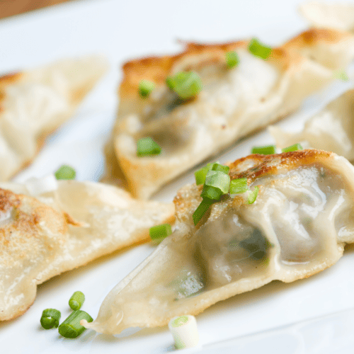 Air Fryer Frozen Ling Ling Potstickers Fork To Spoon