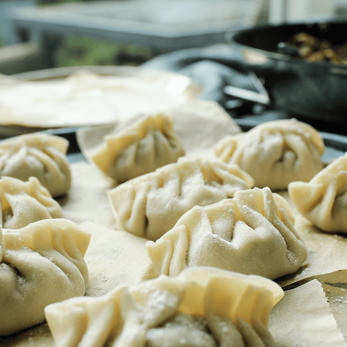 Air Fryer Frozen Ling Ling Potstickers Fork To Spoon