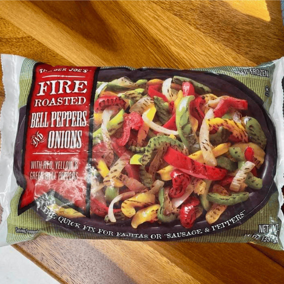 Air Fryer Frozen Peppers and Onions Fork To Spoon