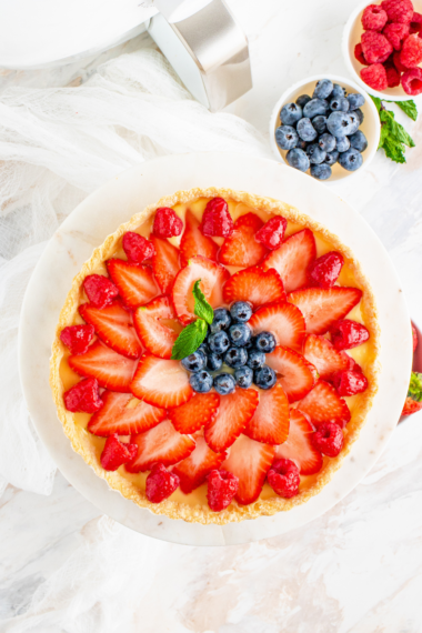 Air Fryer Fruit Tart