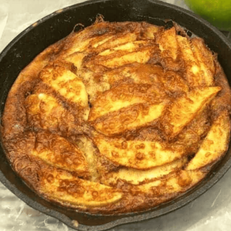 Air Fryer German Apple Pancakes