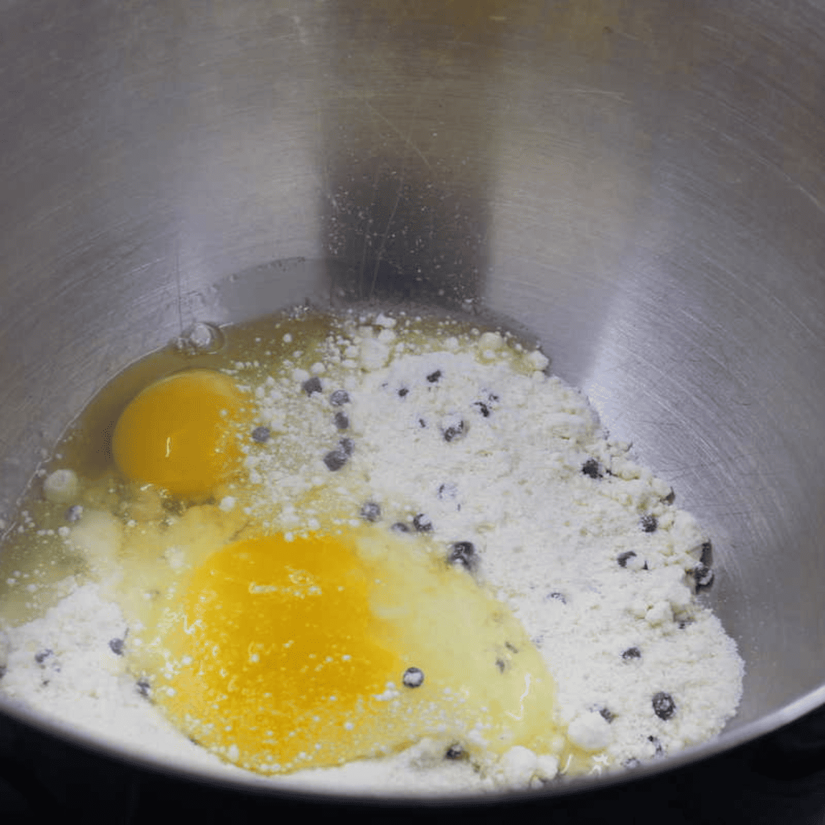 Air Fryer Jiffy Box Mix Blueberry Muffins Fork To Spoon