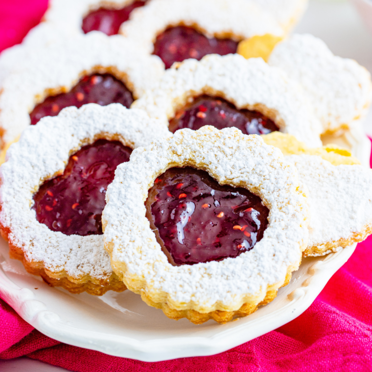 Air Fryer Linzer Cookies