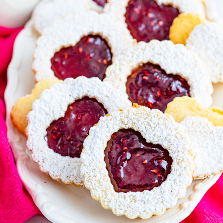 Air Fryer Linzer Cookies