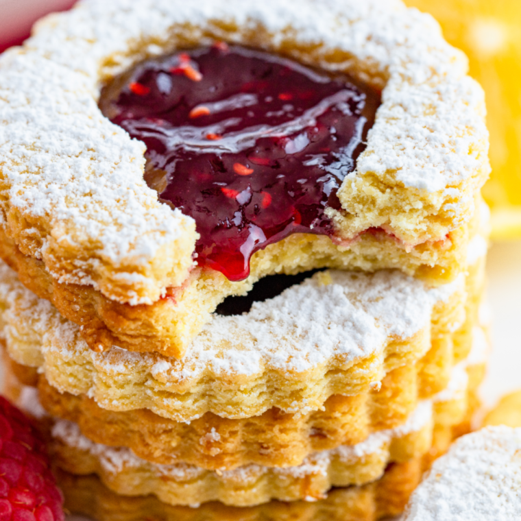 Air Fryer Linzer Cookies