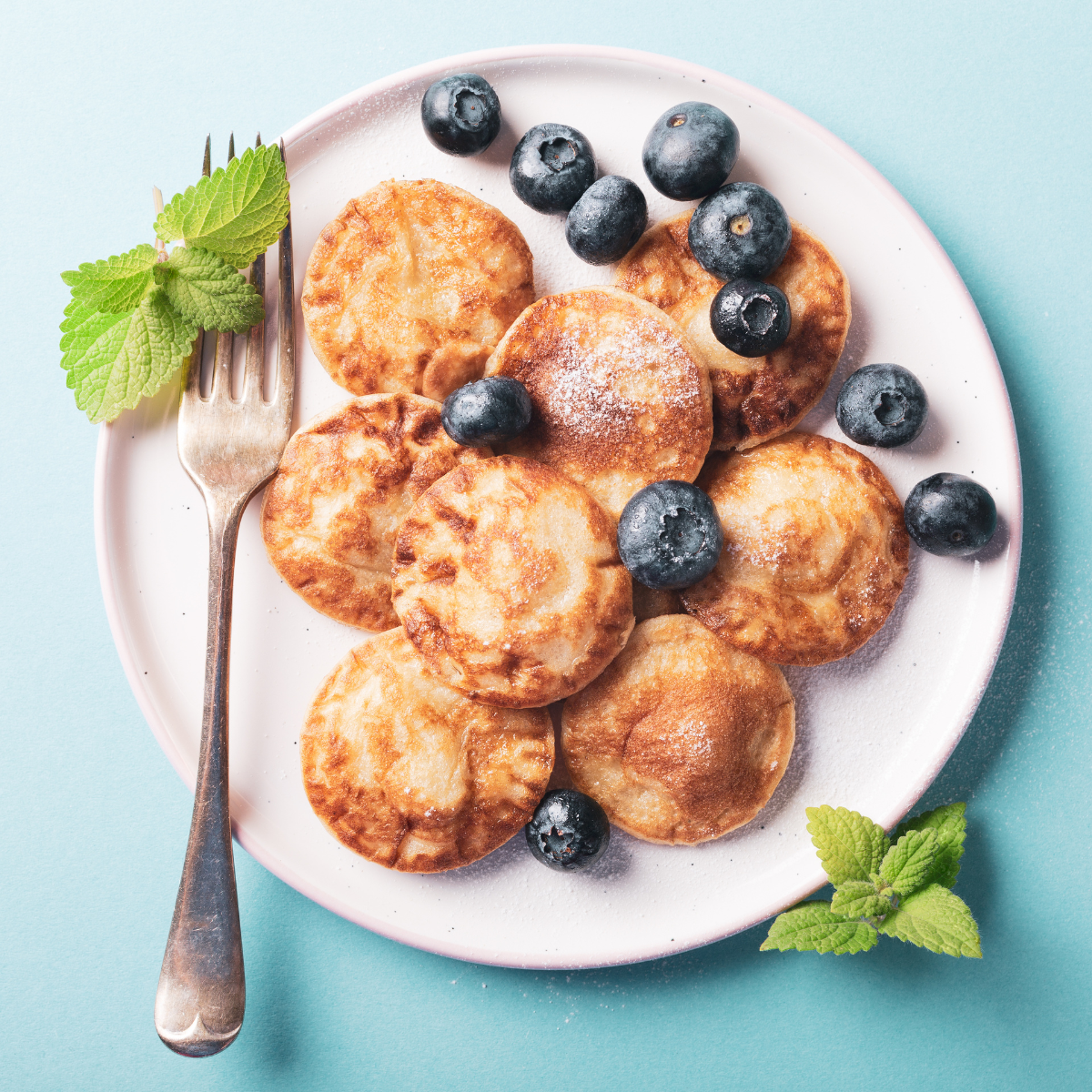 Air Fryer Mini Dutch Pancakes