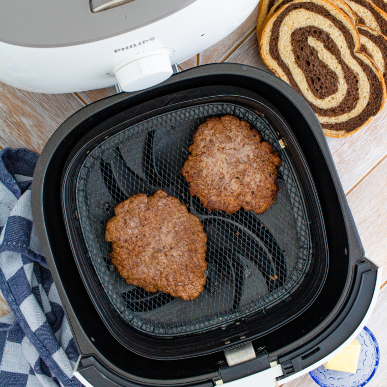 Patty melts in air fryer