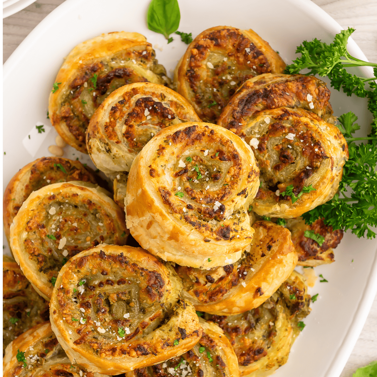 Air Fryer Pesto Pinwheels