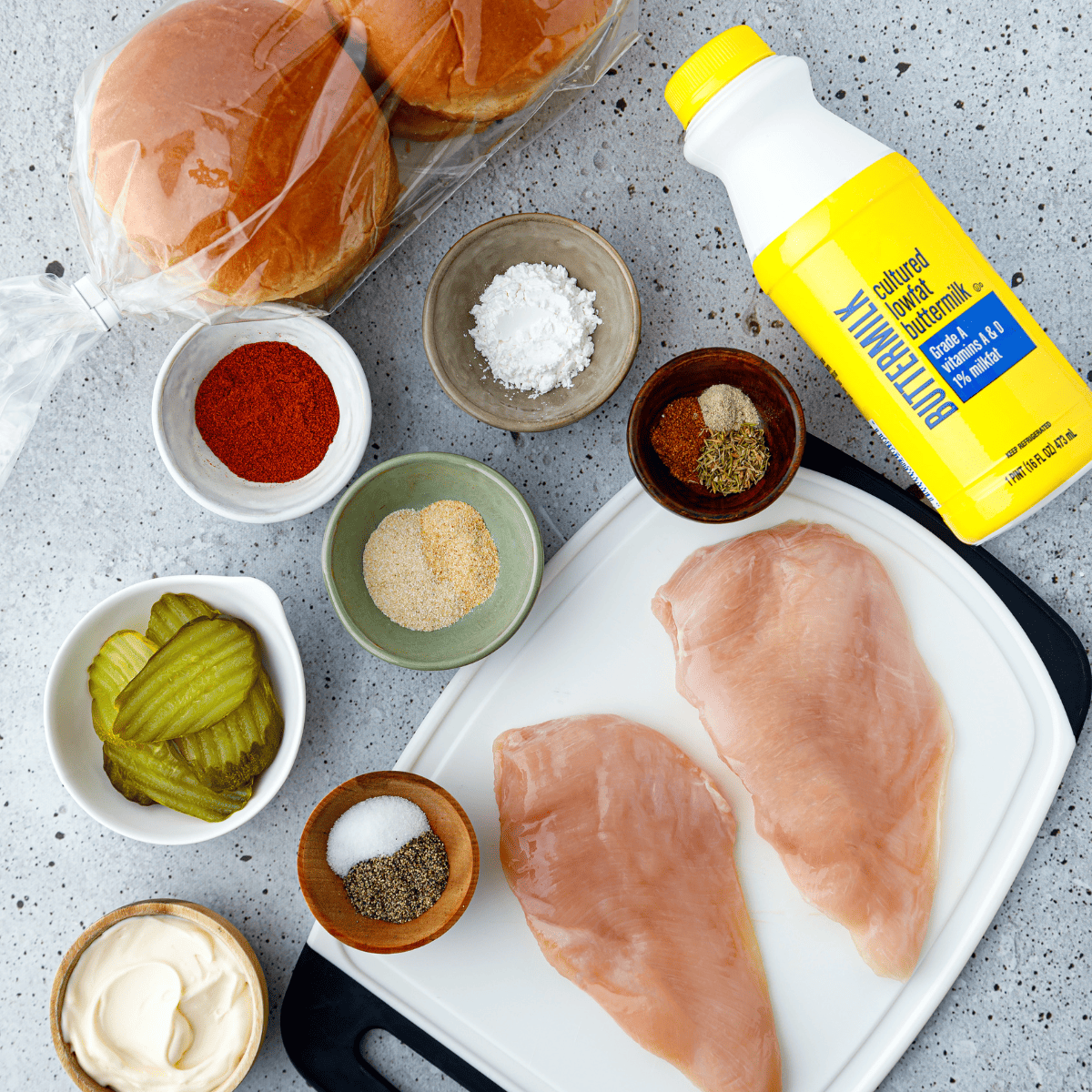 Air Fryer Popeyes Blackened Chicken Sandwiches Fork To Spoon