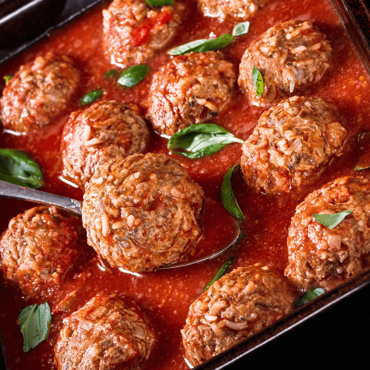 Air Fryer Porcupine Meatballs Fork To Spoon