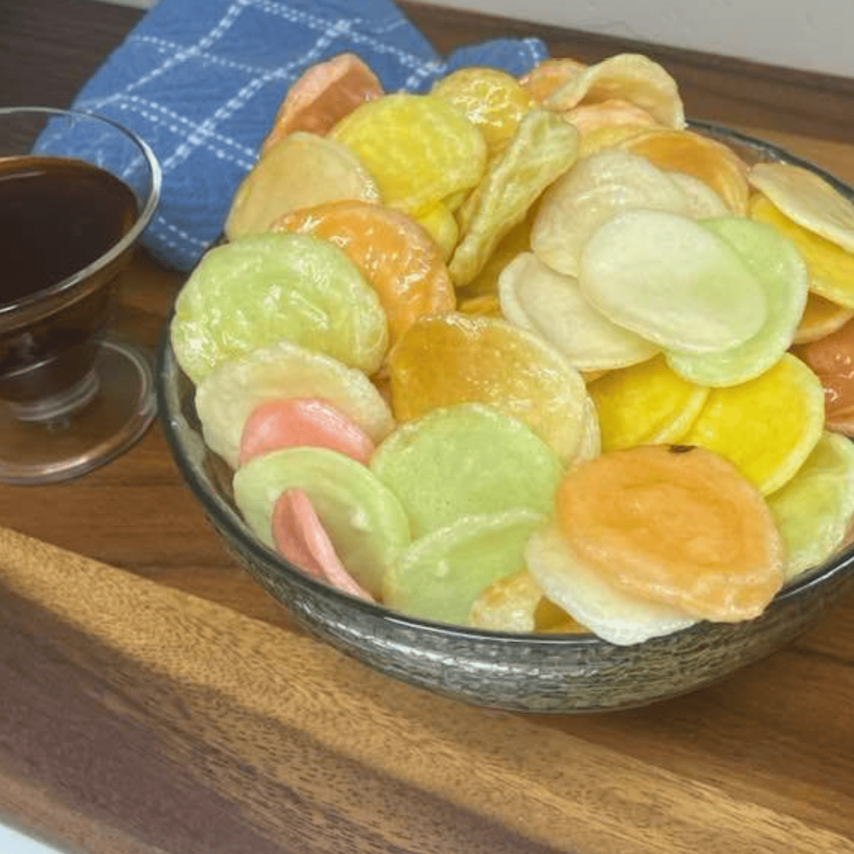Air Fryer Prawn Crackers Fork To Spoon