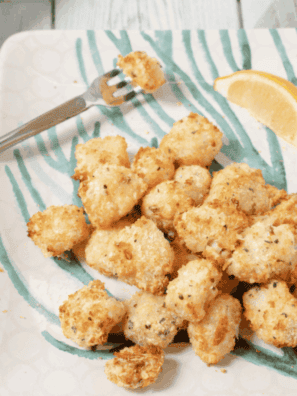 Air Fryer Scallops With Ritz Crackers