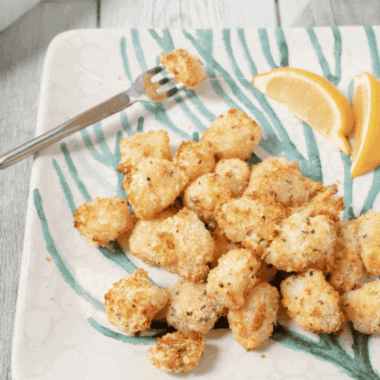 Air Fryer Scallops With Ritz Crackers