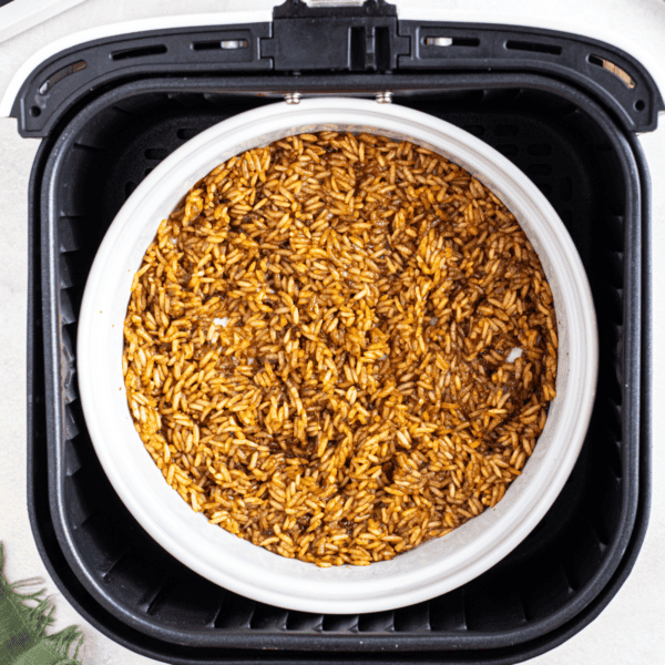 Air Fryer Stick Of Butter Rice - Fork To Spoon