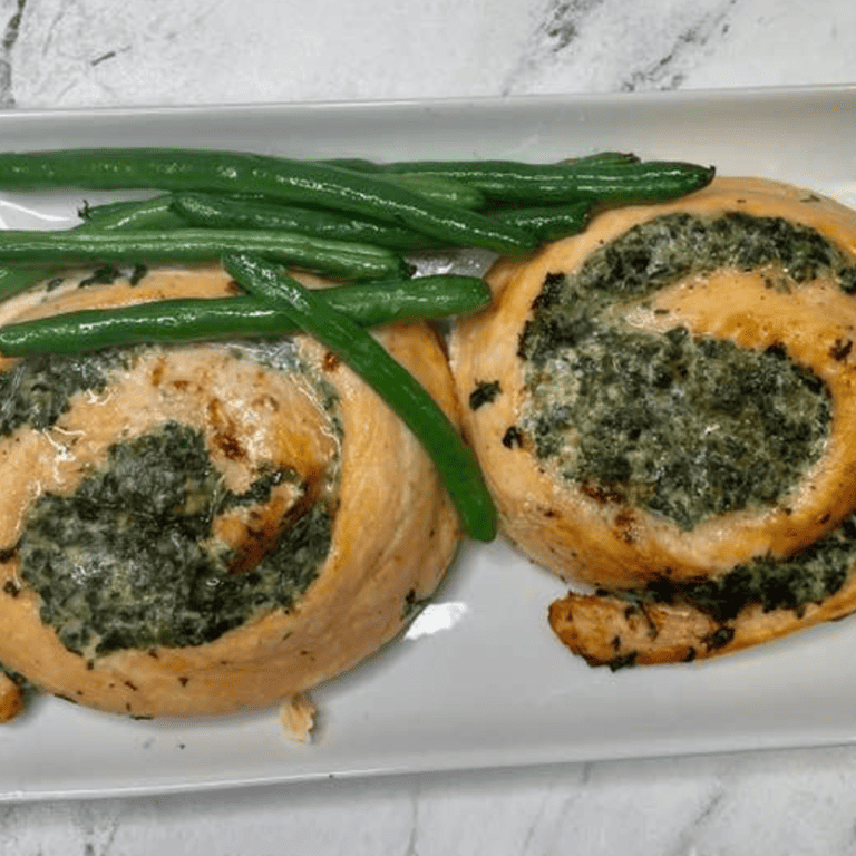 Air Fryer Trader Joe's Salmon Pinwheels Fork To Spoon