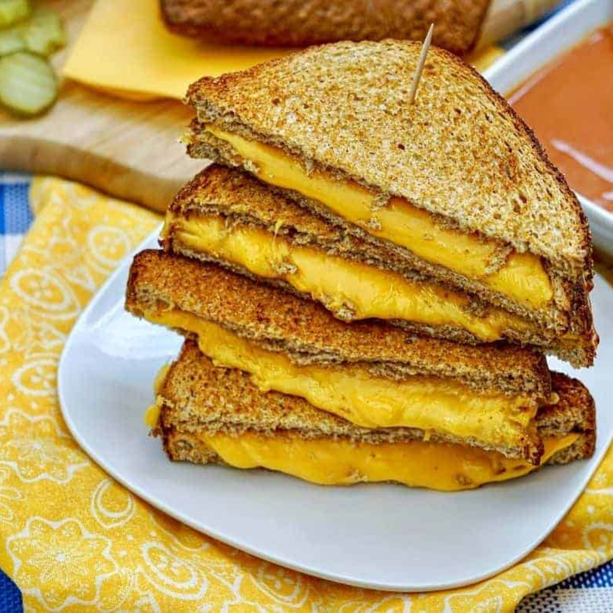 Air Fryer Weight Watcher Grilled Cheese