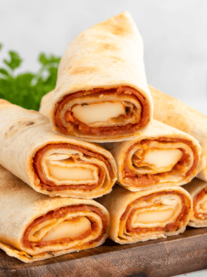 EASY AIR FRYER PIZZA ROLL UPS