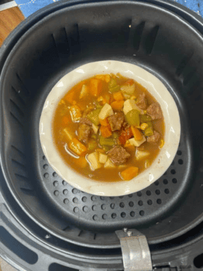 Reheating Soup in Air Fryer